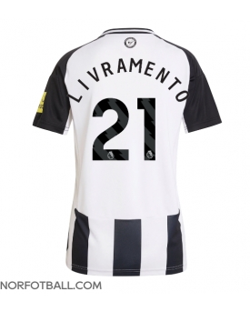 Billige Fotballdrakt Newcastle United Tino Livramento #21 Replika Hjemmedrakt Dame 2024-25 Kortermet